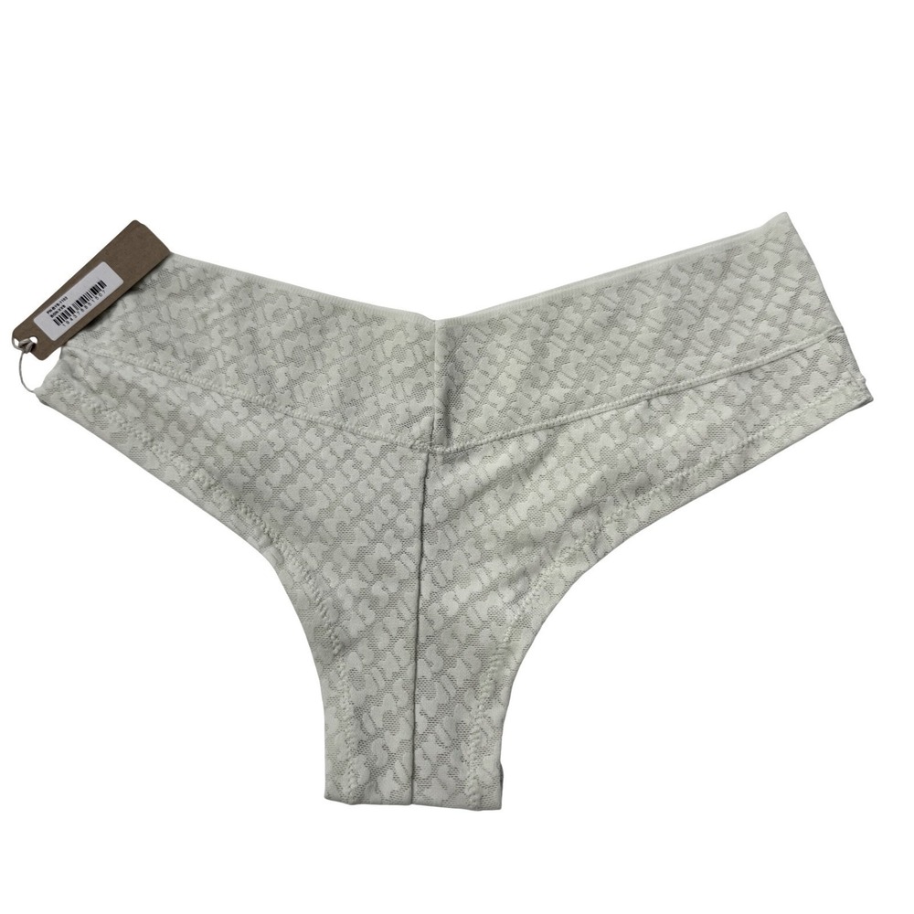SKIMS Logo Mesh Boy Short Bone XXS - Picture 2 of 7
